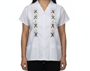 Blusa blanca bordado de flores - Modelo 3
