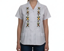 Blusa blanca bordado de flores - Modelo 4