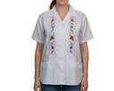 Blusa blanca bordado de flores - Modelo 6 