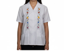 Blusa blanca bordado de flores - Modelo 21 