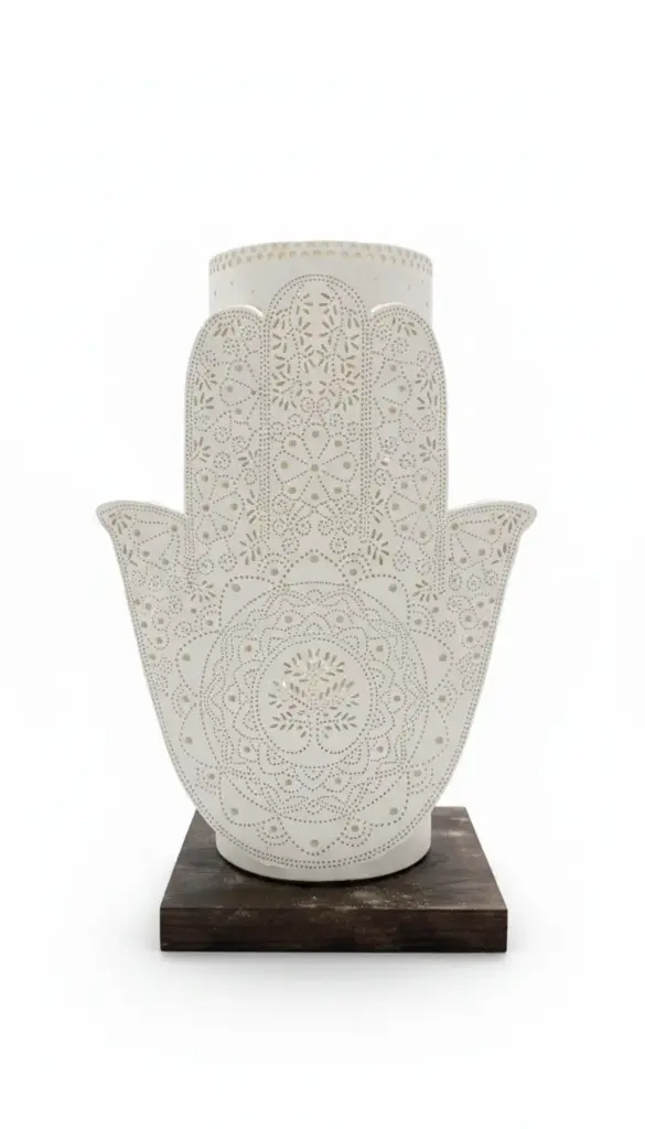 LAMPARA CON DISEÑO HAMSA - Modelo 2