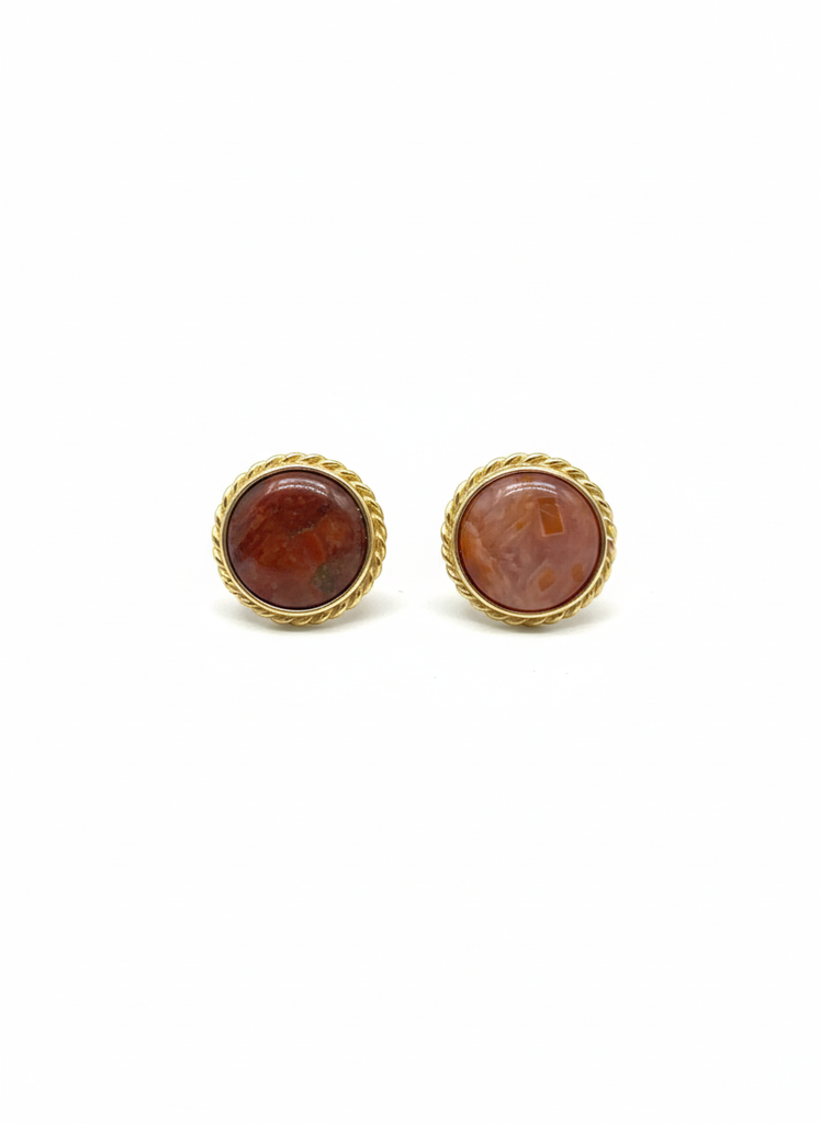 PZA MANCUERNILLAS CORCHADAS BORDES DORADOS - MODELO 1 