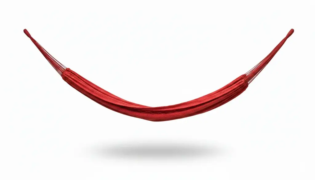 Hamaca de algodón rojo 