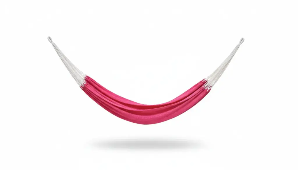 Hamaca de algodón rosa 