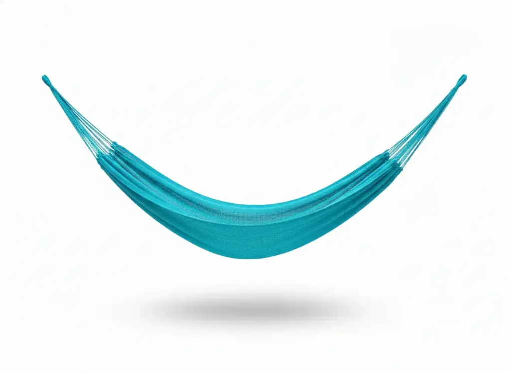 Hamaca de algodón azul 