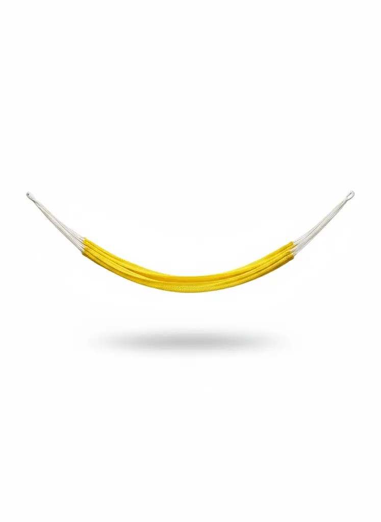 Hamaca nylon amarilla 