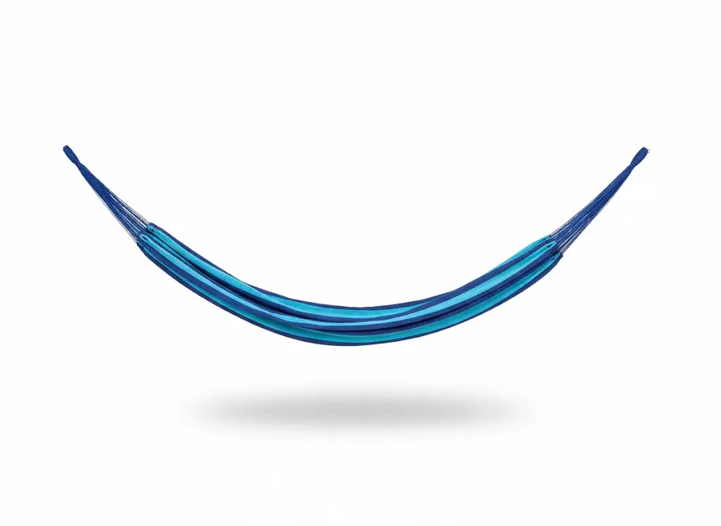 Hamaca nylon azul 
