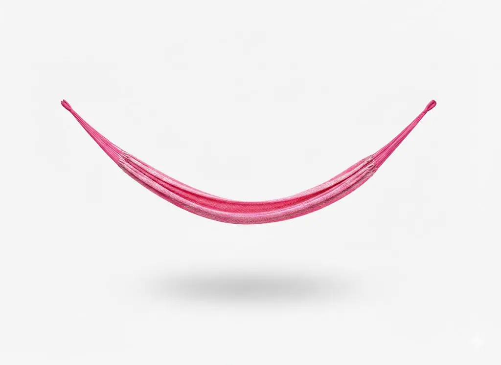 Hamaca nylon rosa