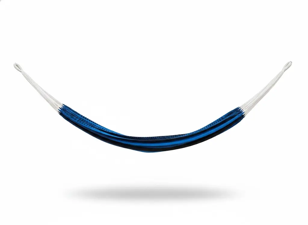 Hamaca nylon azul