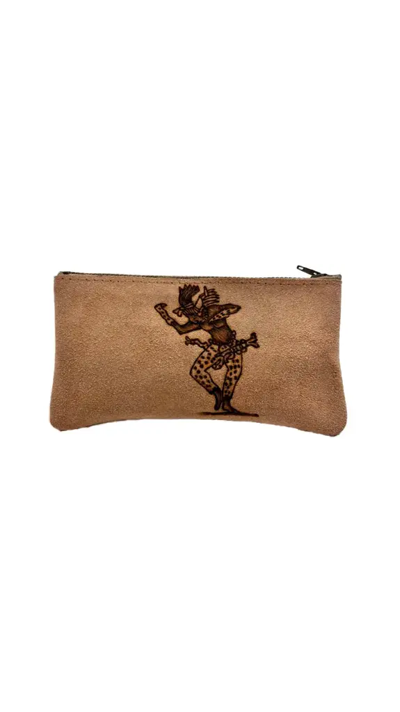 CARTERA DE PIEL CON PIRO GRABADO
