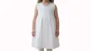 Vestido infantil color blanco