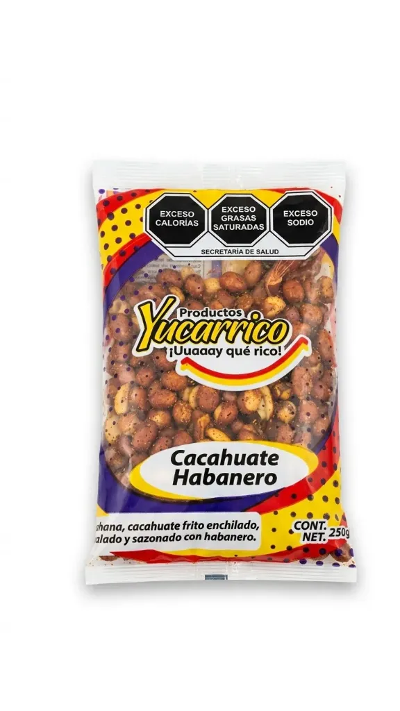 CACAHUATE HABANERO DE 250 GRS