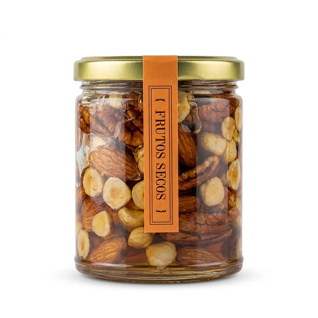 FRASCOS DE MIEL CON FRUTOS SECOS 300G