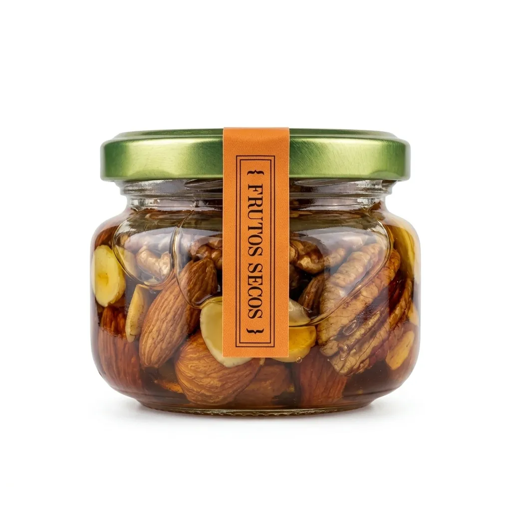 FRASCOS DE MIEL CON FRUTOS SECOS 140 GR