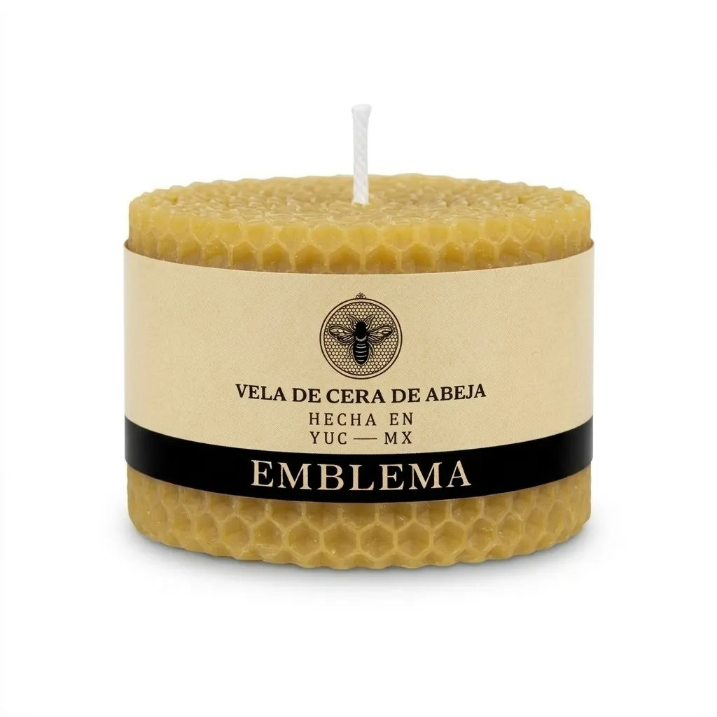 [2633011] VELA JUMBO MINI DE CERA DE ABEJA