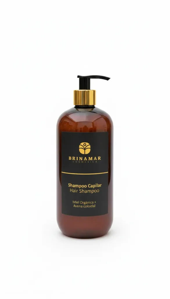 SHAMPOO CAPILAR DE MIEL ORGANICA + AVENA COLOIDAL 480 ML