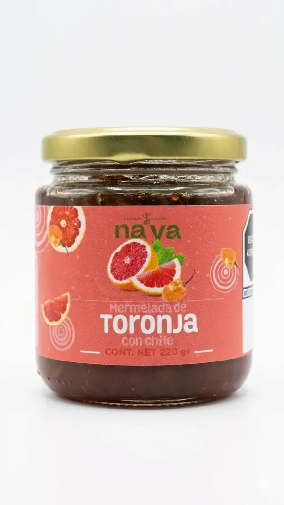MERMELADA DE TORONJA CON CHILE