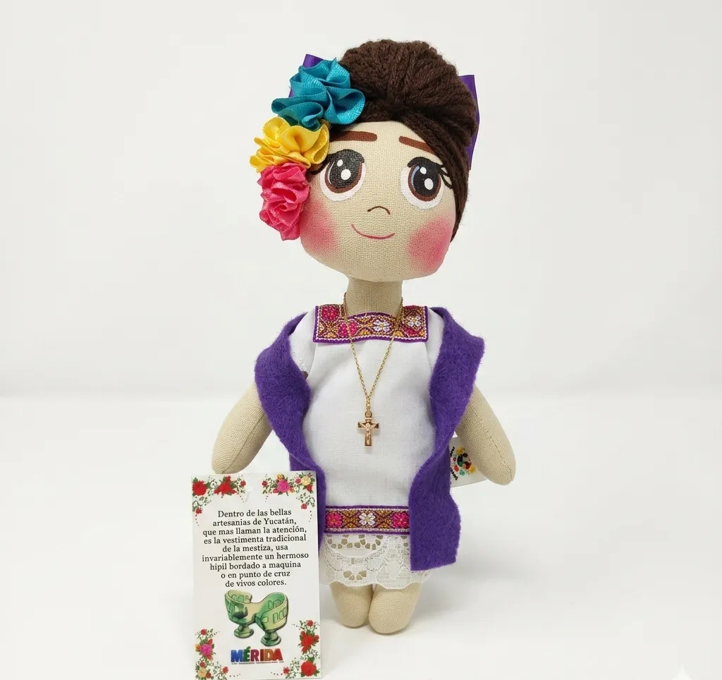 MUÑECA MESTIZA VAR COLORES
