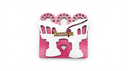 IMAN SILLA DE 3 ARCOS ROSADO