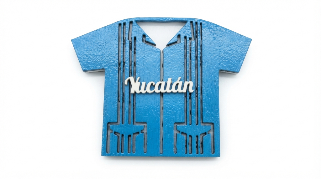 IMAN GUAYABERA AZUL